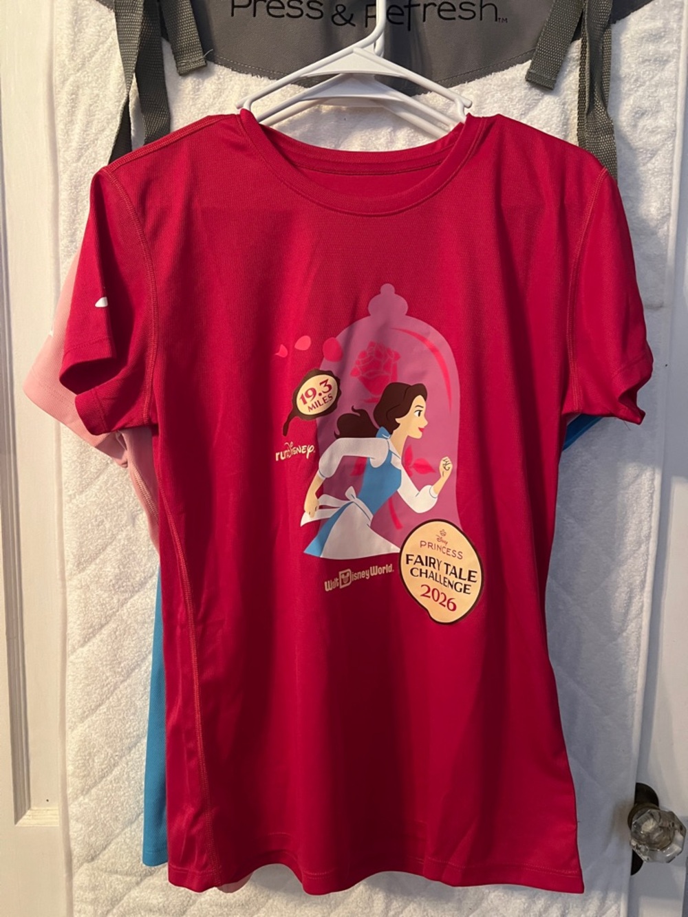 3x Run Disney Princess Fairytale Challenge 2026 athletic tees